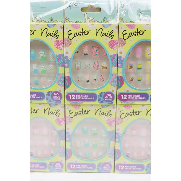 Easter Day Press On Kids Nails Set - Born Childrens Boutique