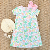 Polly Play Dress - Happy in Harbour Island with Palm Beach Pink