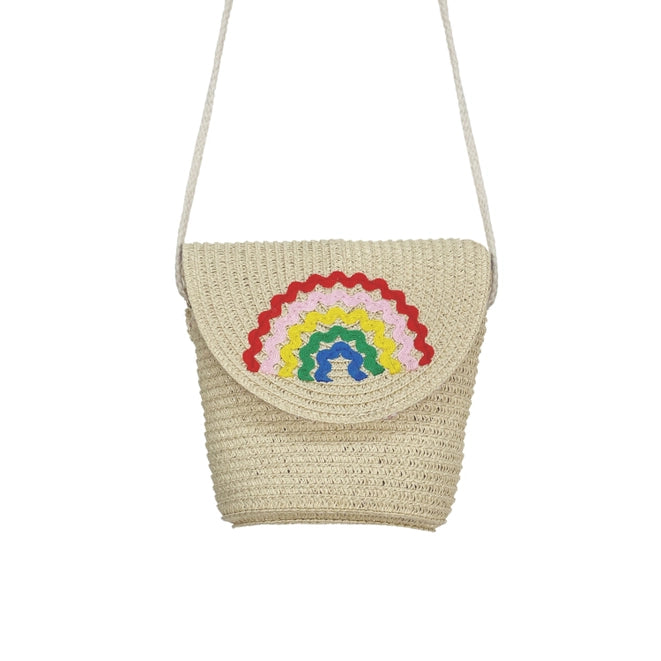 Ric Rac Rainbow Basket Bag - Born Childrens Boutique