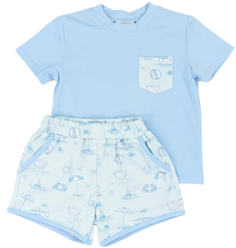 Pre-Order Seacrest Boys Play Pocket Short Set