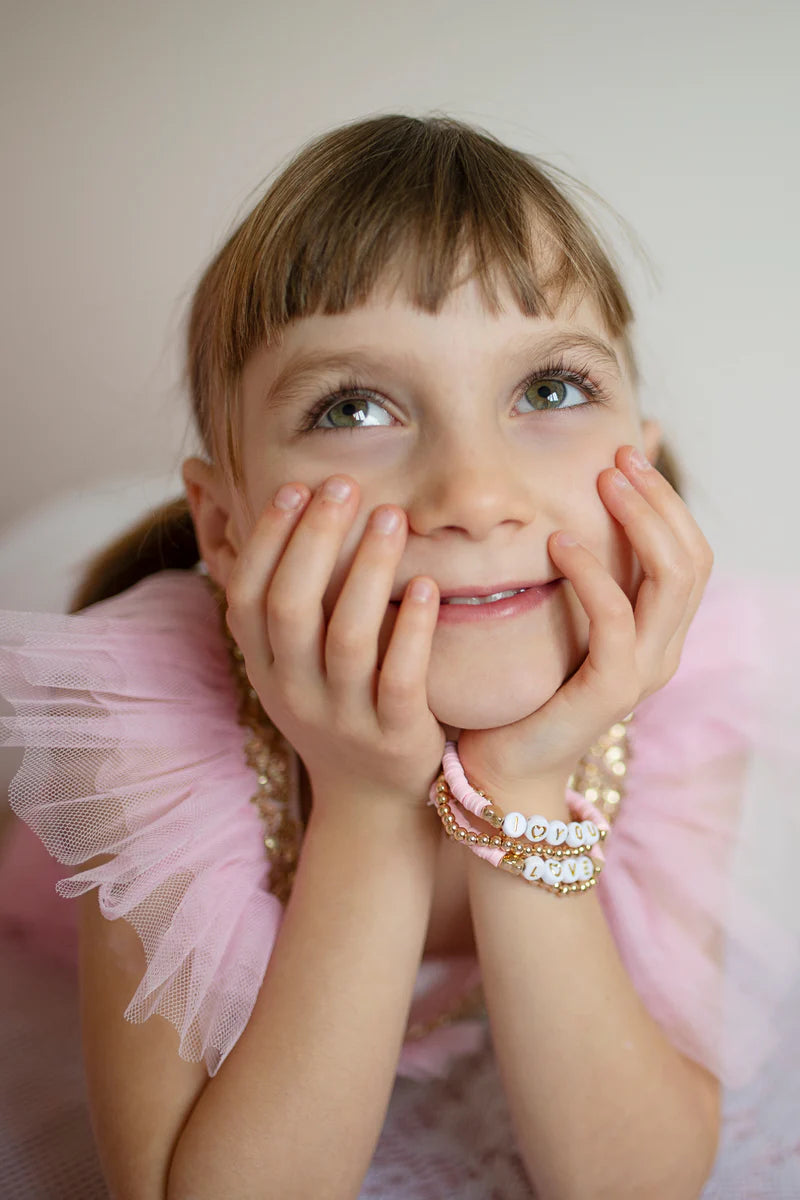 Pink Love Bracelet Set - Born Childrens Boutique