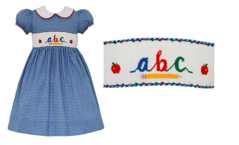 Dress Royal Gingham ABC - Born Childrens Boutique