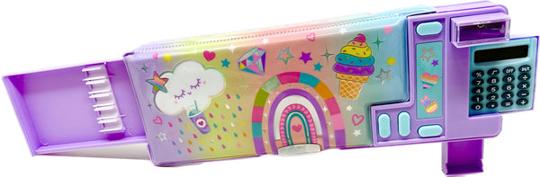 Multi-Function Pencil Case, Rainbow