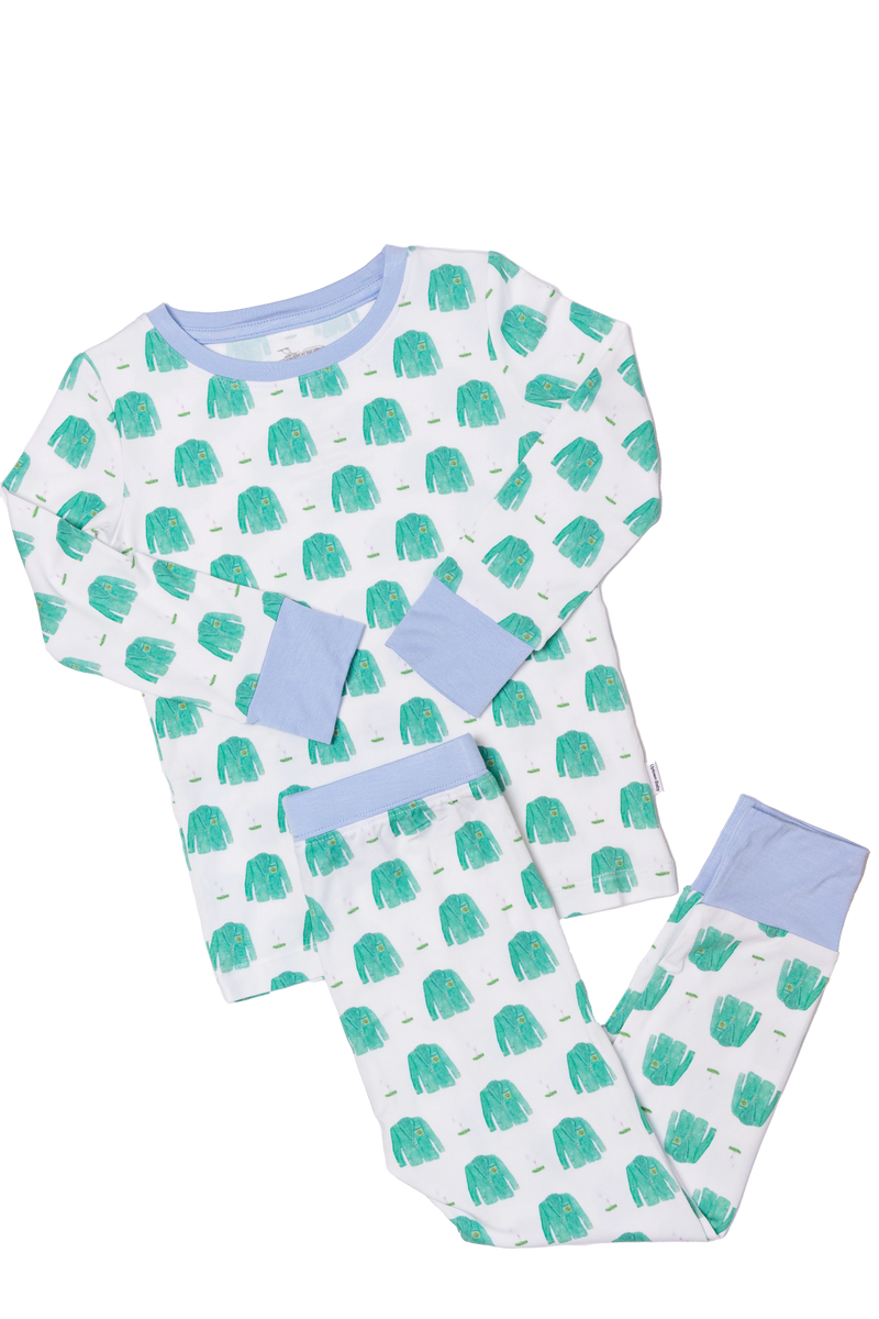 Pajamas Set 2 Piece - Blue Golf