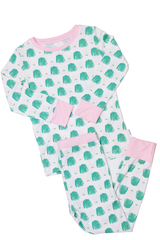 Pajamas Set 2 Piece - Pink Golf