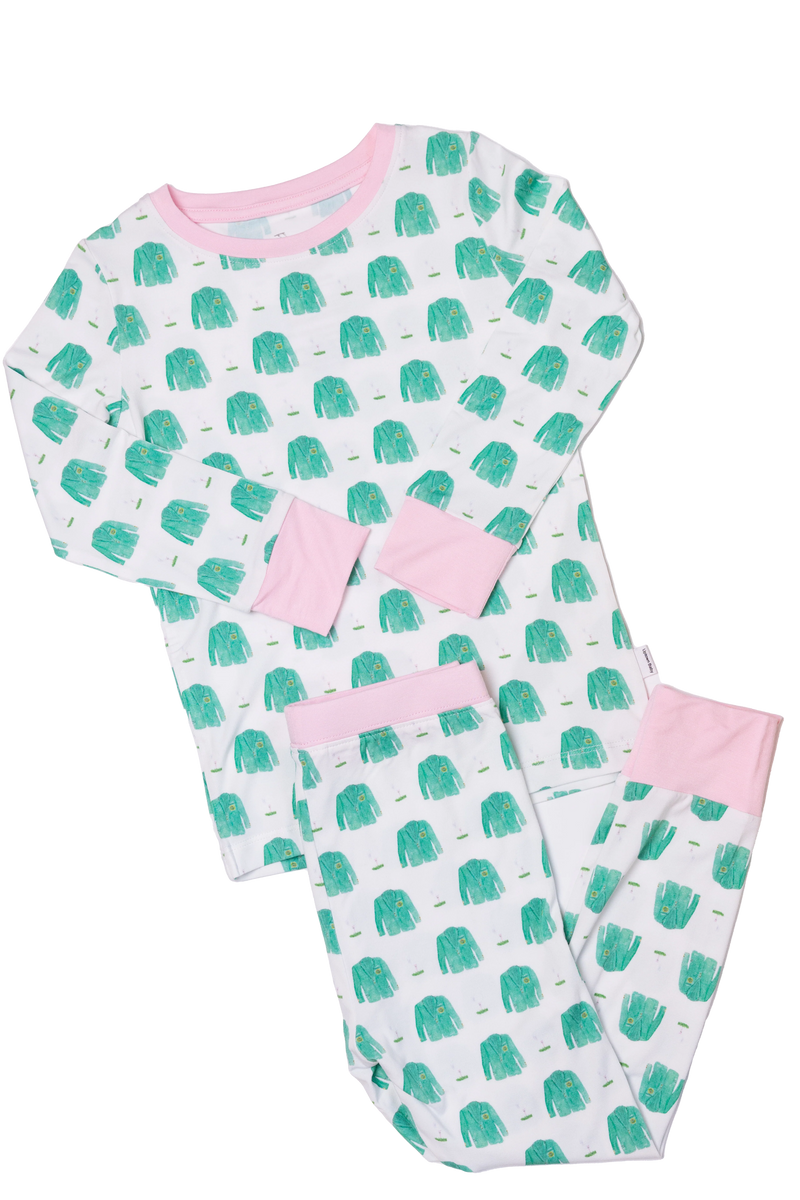 Pajamas Set 2 Piece - Pink Golf