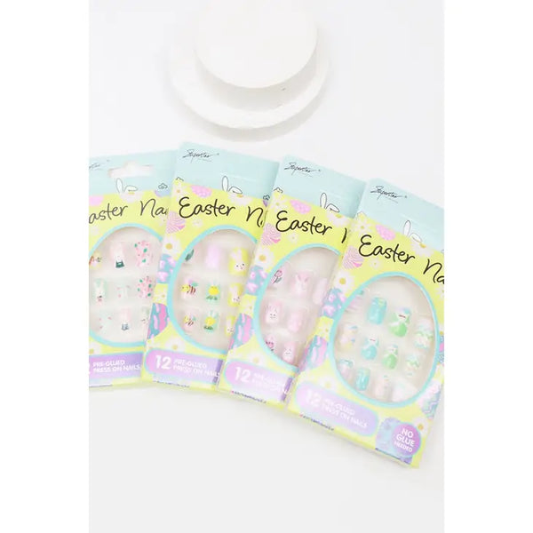 Easter Day Press On Kids Nails Set - Born Childrens Boutique