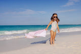 Seabrook Bathing Suit - Happy in Harbour Island with Palm Beach Pink & Buckhead Blue