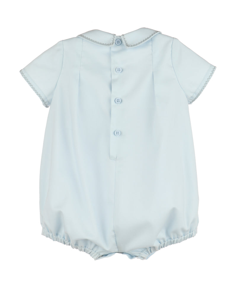 Stitches Bib Boy Bubble, Blue