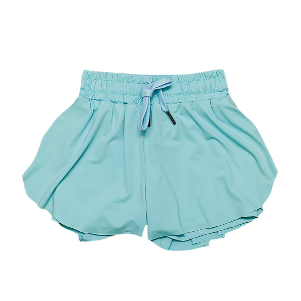 Light Blue Butterfly Shorts