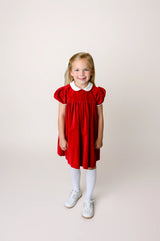 Memory Making Dress - Ruby Red Velvet