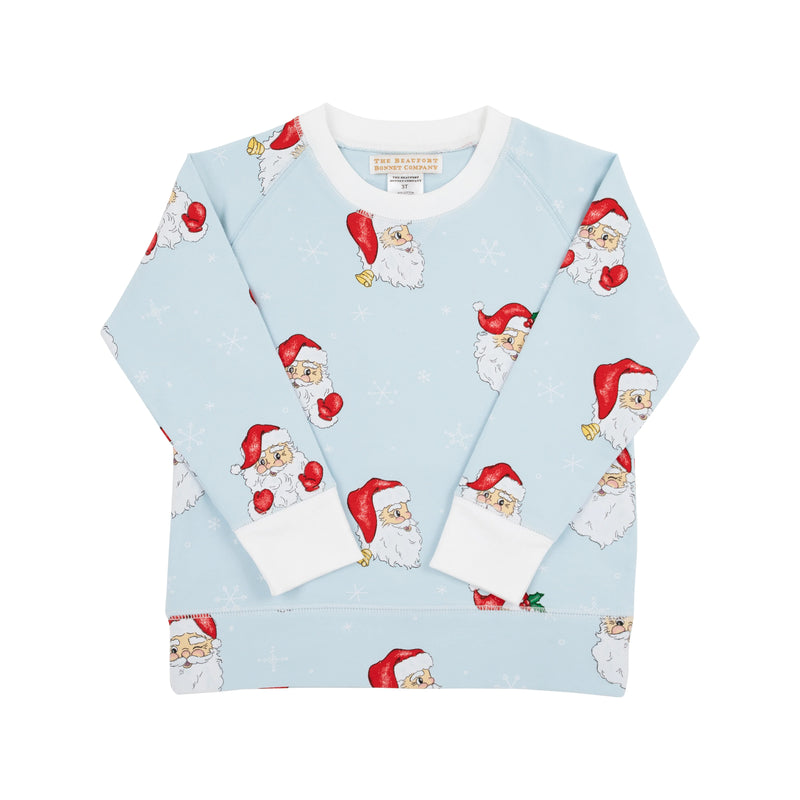 Cassidy Crewneck Dear Santa Buckhead Blue