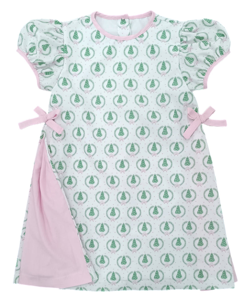 Cece Pleat Dress Pink Cord Trees