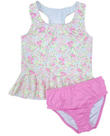 Pre-Order Fuchsia Floral Collette Peplum Swim