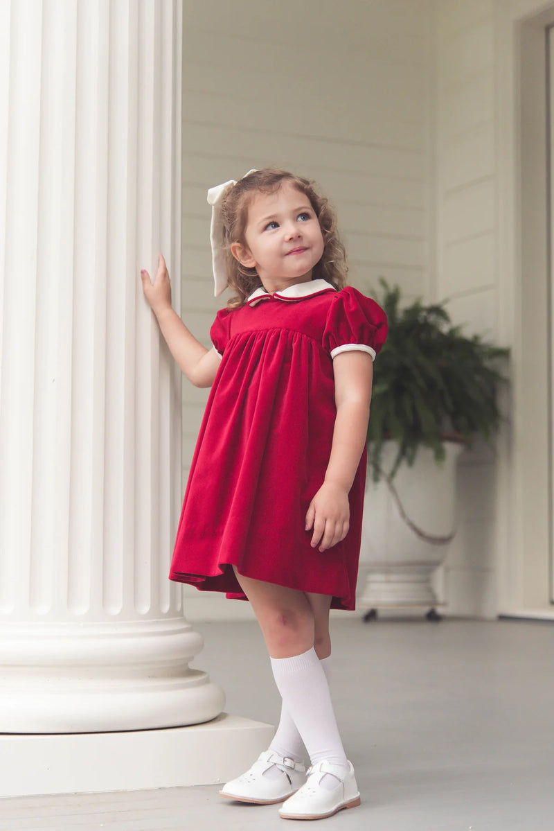 Memory Making Dress - Ruby Red Velvet