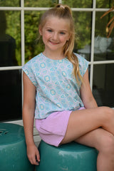 Tori Top - Island Teal - Born Childrens Boutique