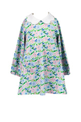 Flanders Poppy LS A-Line Dress