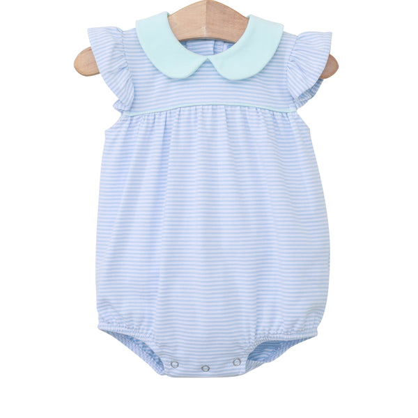 Genevieve Bubble - Light Blue Stripe/Light Mint