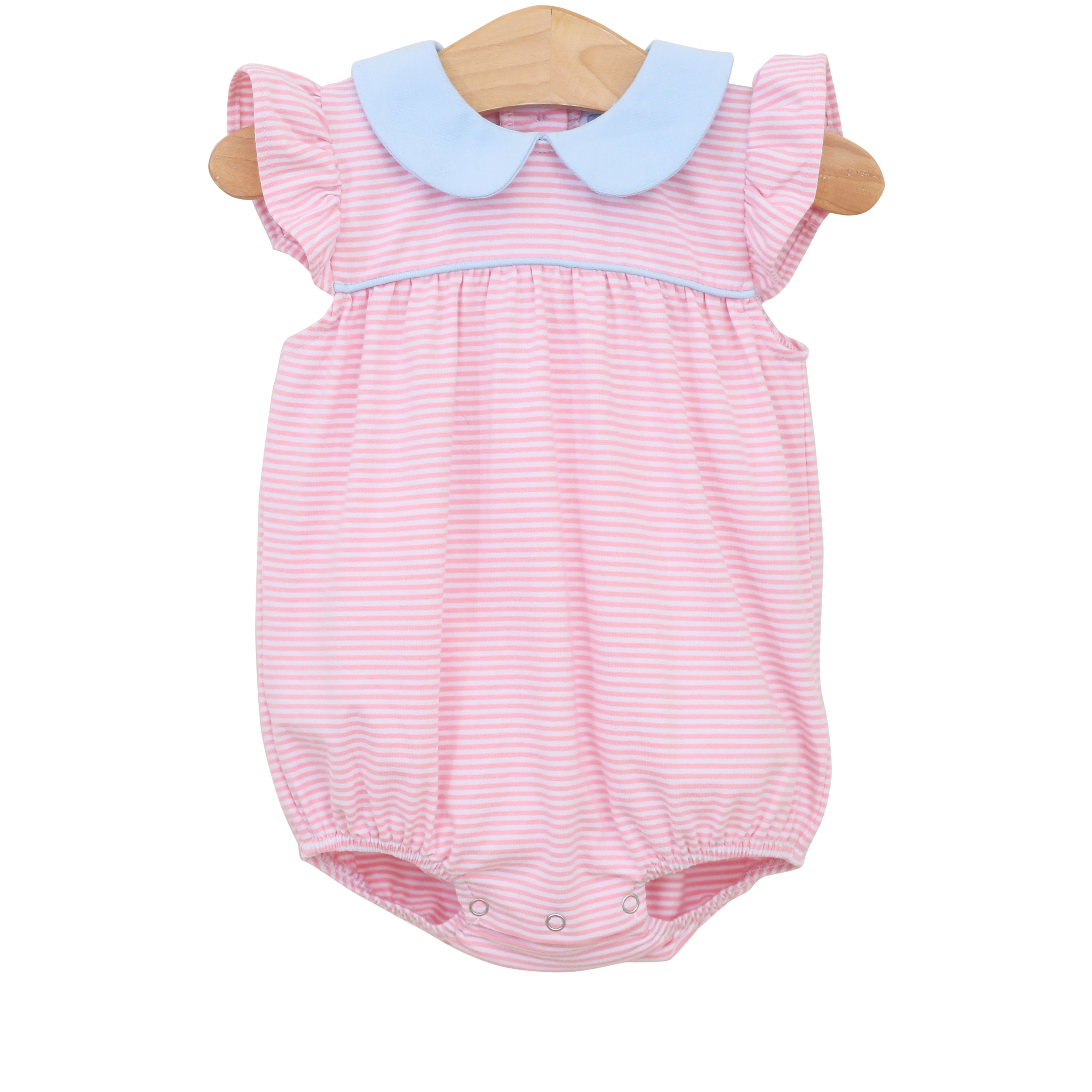 Genevieve Bubble - Light Pink Stripe/Light Blue - Born Childrens Boutique