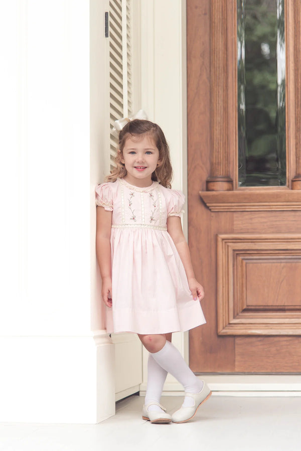 Elizabeth Dress - Blessings Pink, Holly