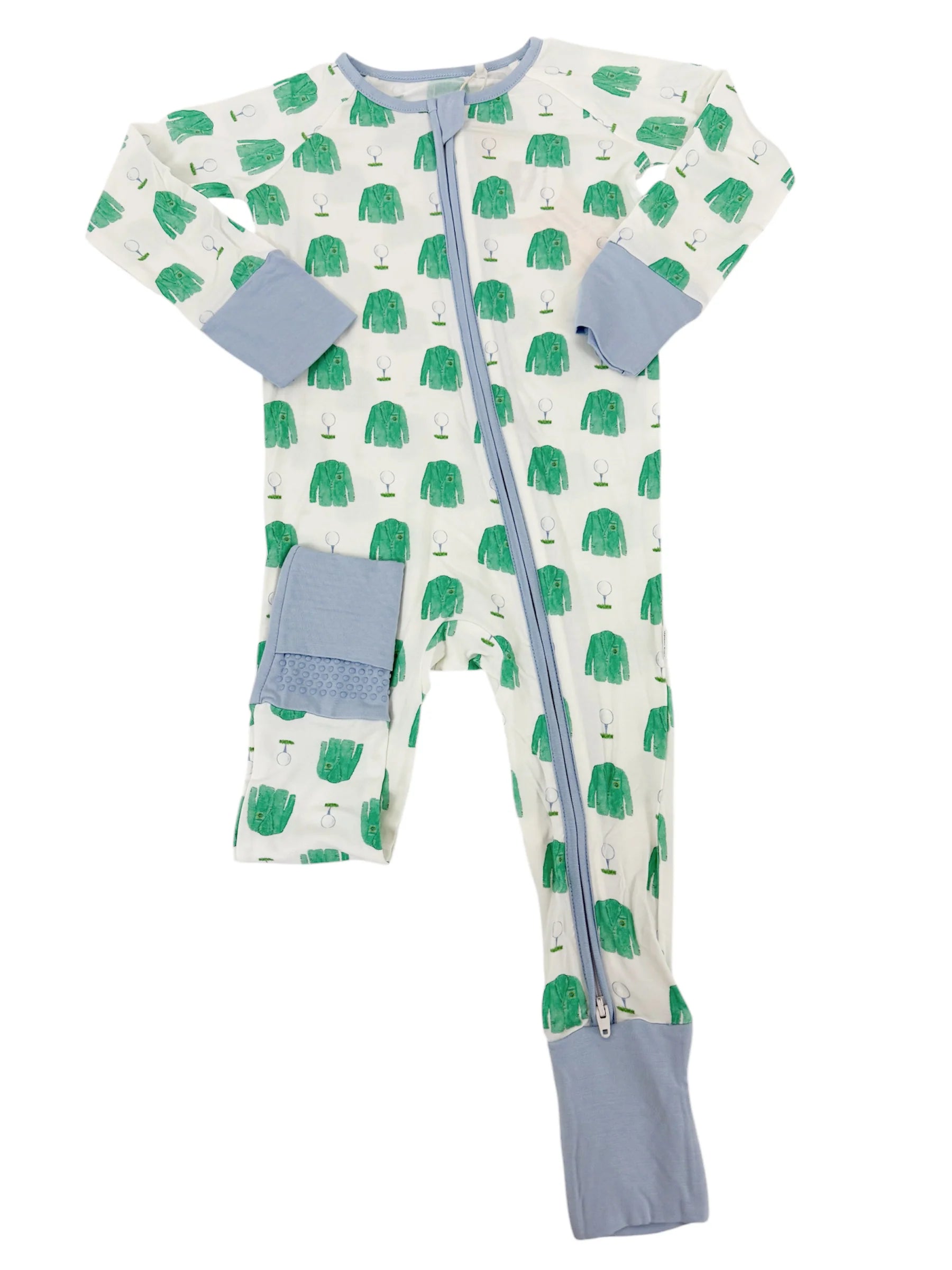 Sleep Romper - Blue Golf - Born Childrens Boutique