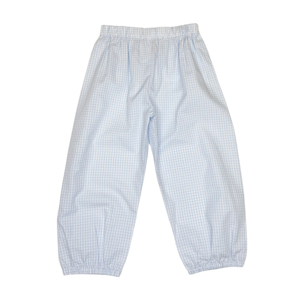 Blue Logan Elastic Pant - Blue Square