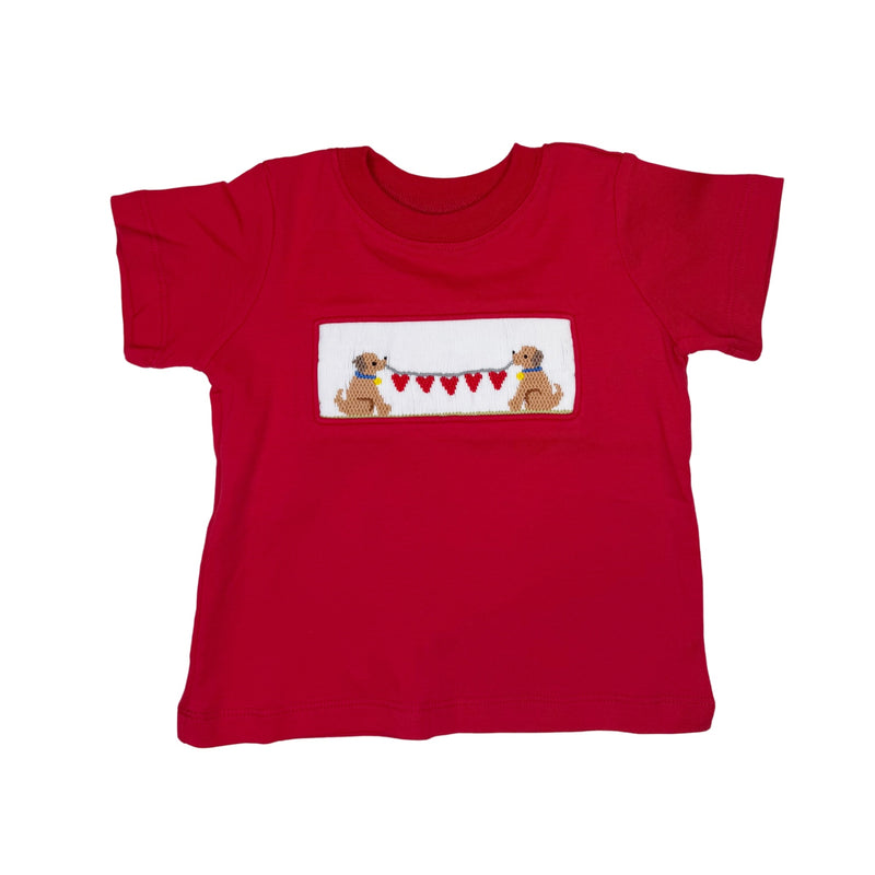 Red Abel Shirt - Valentine Puppy