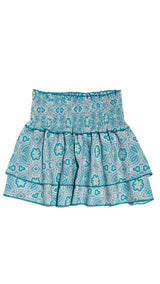 Scottie Skirt - Island Teal - Born Childrens Boutique