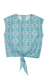 Tori Top - Island Teal - Born Childrens Boutique