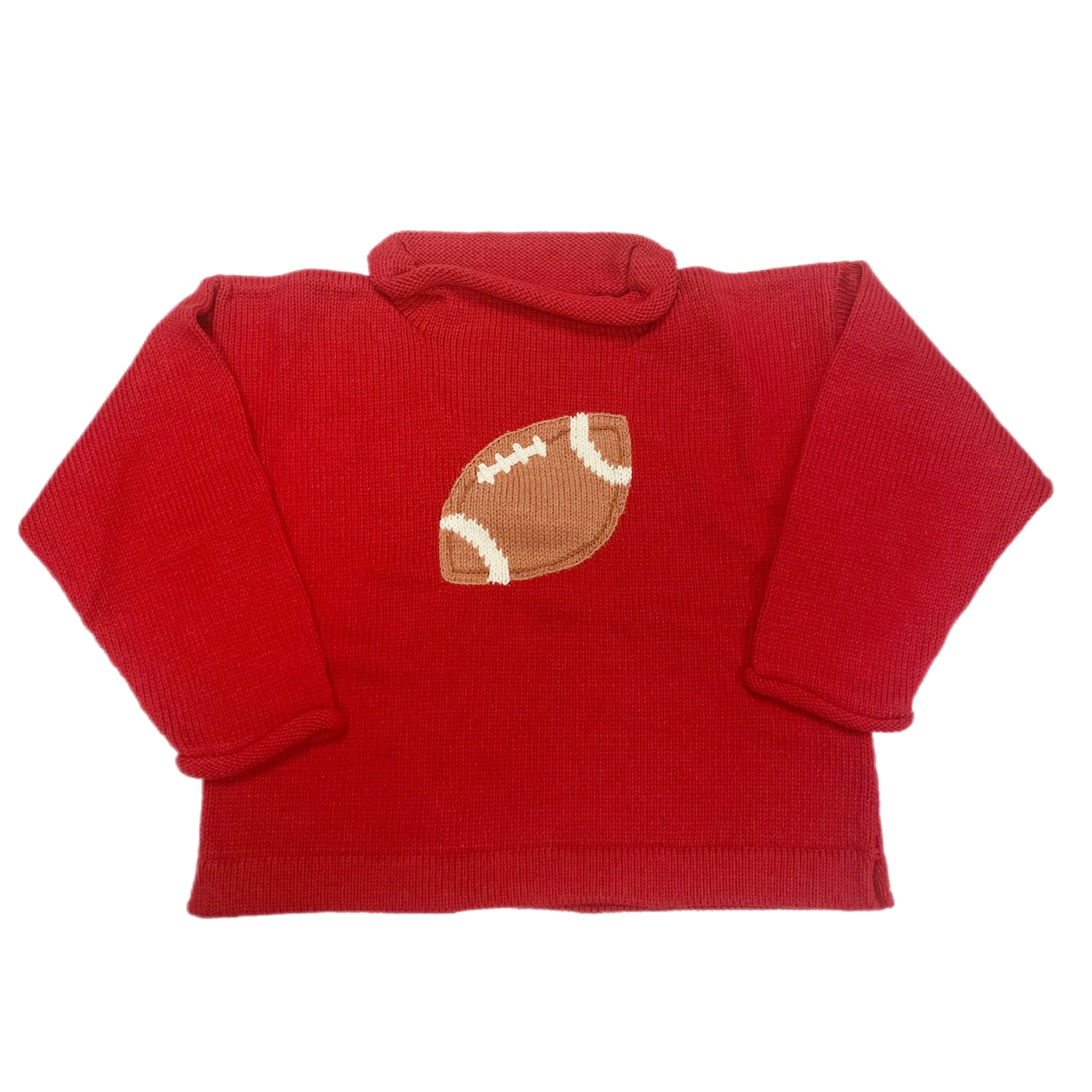 Football Roll Neck Sweater