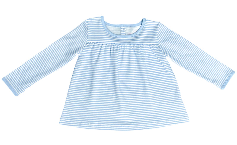 Pre-Order Isla Knit Top, Light Blue Stripe