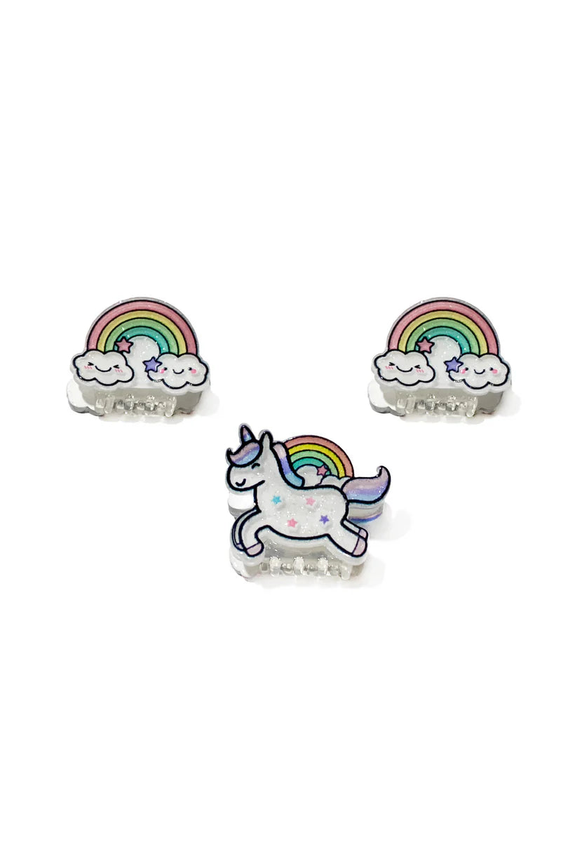 Unicorn, Rainbow Mini Hairclip