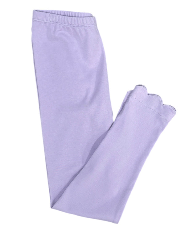 Pre-Order Scalloped Leggings, Lavender