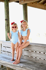 Pre-Order Loren One Piece Swim - Daisy - Born Childrens Boutique