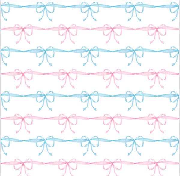 Pre-Order Sydney Pink and Blue Bow Sweatshirt