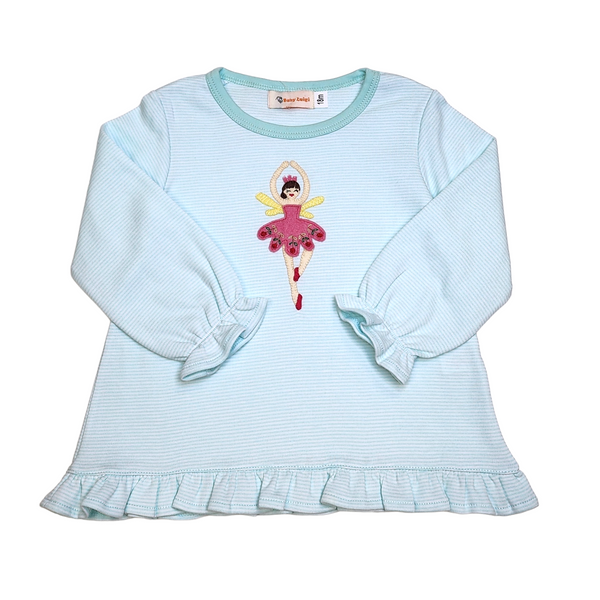 Ruffle Swing Top Fairy Ballerina w/ Crown - Born Childrens Boutique