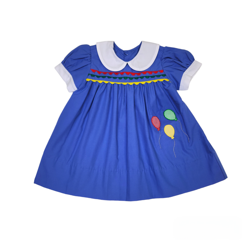 Royal Blue Reagan Dress - Balloons