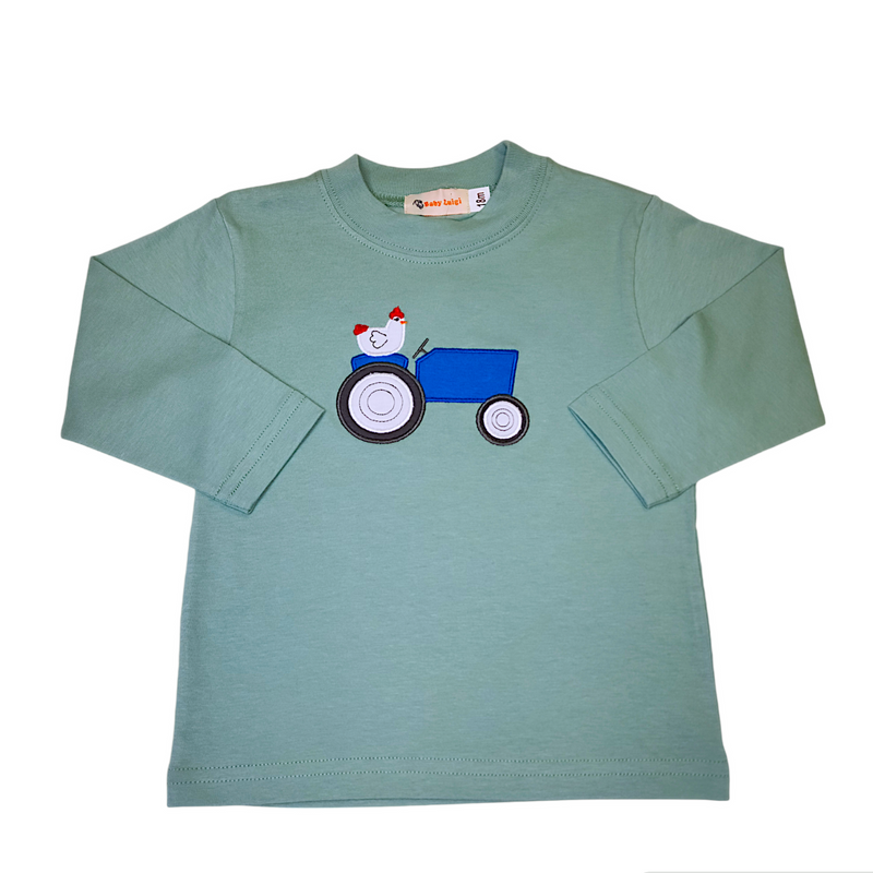 Tractor w/ Chicken Med Amb Shirt