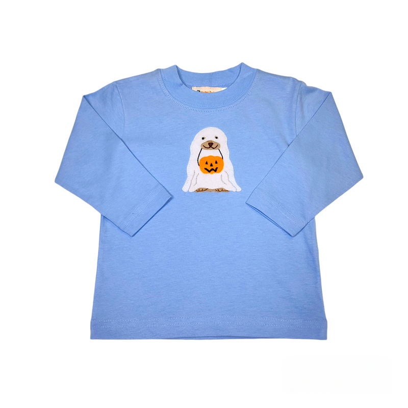 Dog as Ghost Shirt Sky Blue