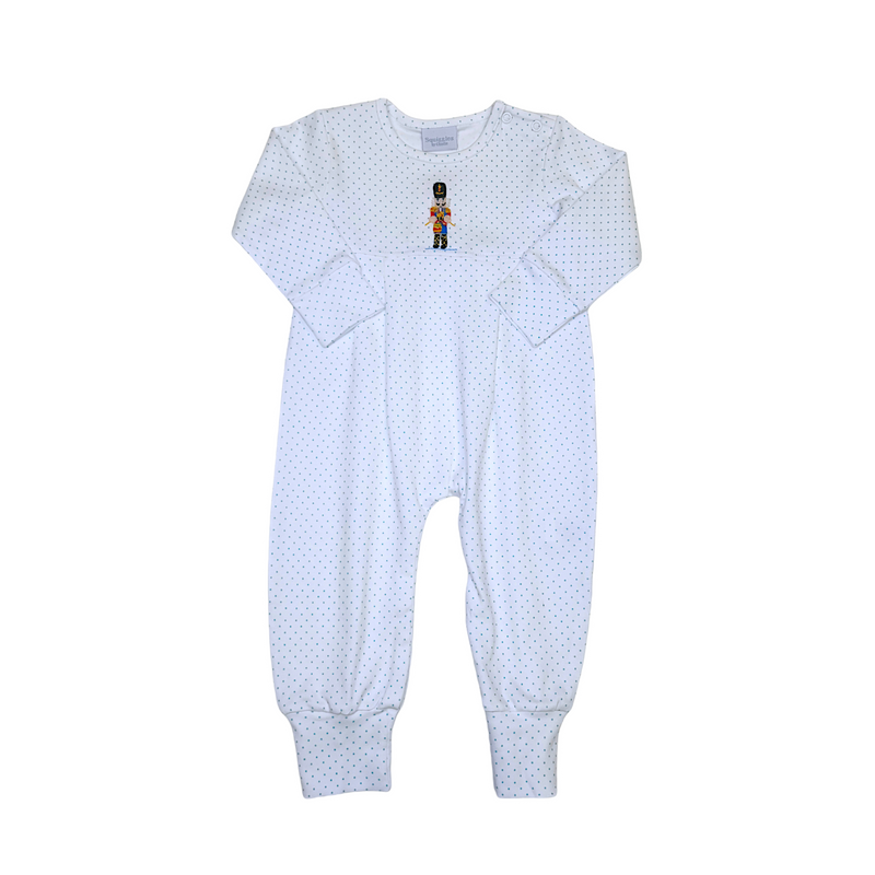 Blue Dot Toy Soldier Romper