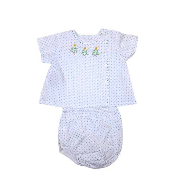 Blue Dot Riley Boy Diaper Set