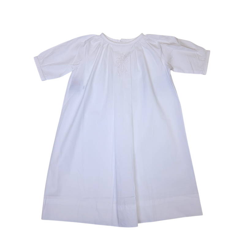 White Hanan Daygown - Cross