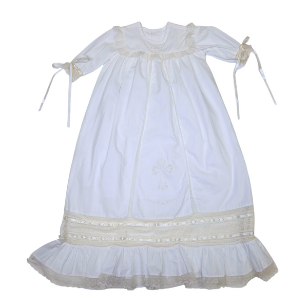 White Kennedy Christening Gown