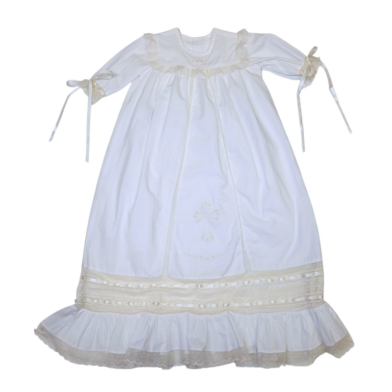 White Kennedy Christening Gown