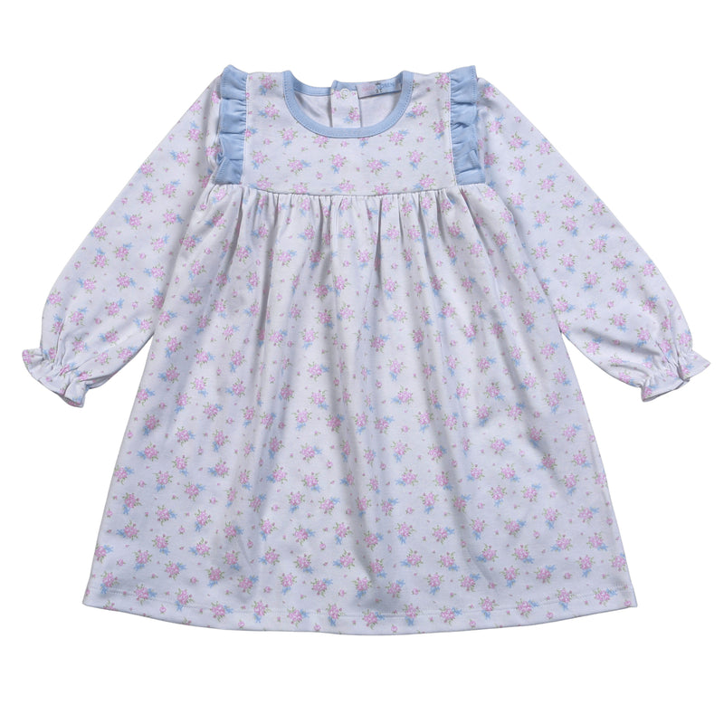 Roses & Bows Pima Dress - Born Childrens Boutique