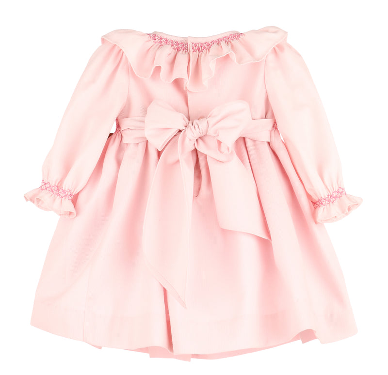 Cozy Club Smocked Dress, Pink