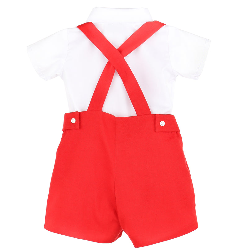 Timeless Tots Suspender Set, Red