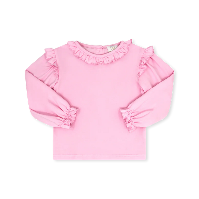 Evelyn Blouse LS - Pembroke Pink