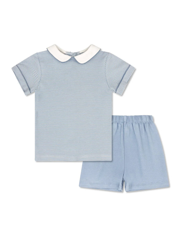 Pre-Order Sibley Short Set Seaside Blue Ministripe