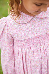 Smocked Charlotte Dress - Oakleigh Floral